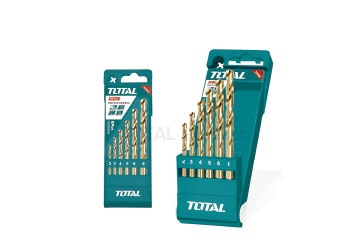 Bộ mũi khoan kim loại HSS 12 chi tiết Total TACSD0125
